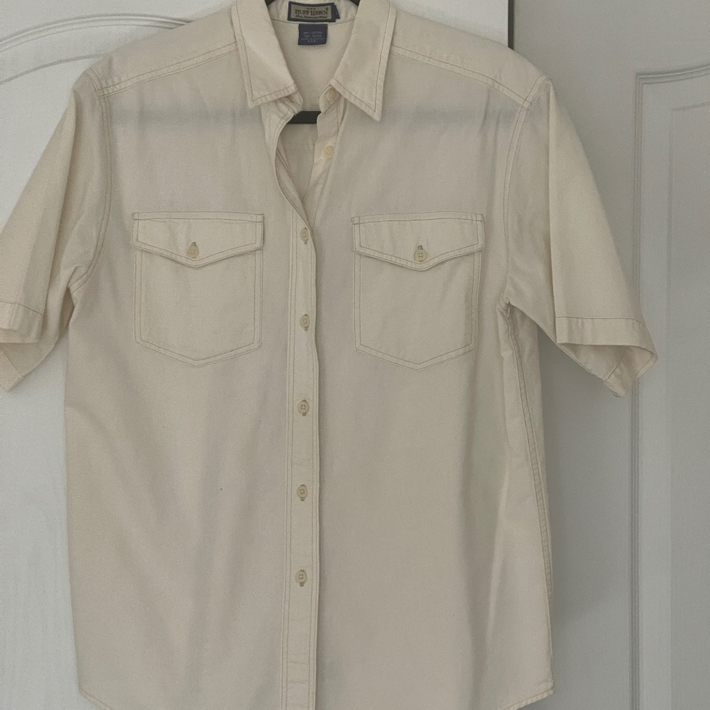 Vintage Ruff Hewn Button Down Cotton Shirt Medium